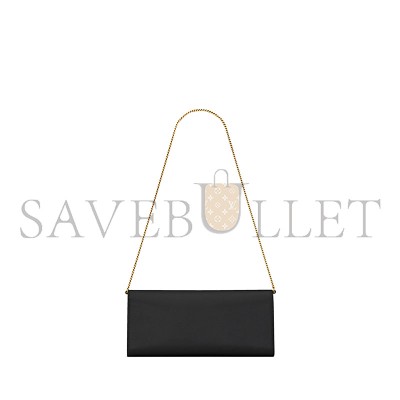 YSL KATE CLUTCH IN GRAIN DE POUDRE LEATHER 851921AAGBE1000 (28*12*4cm)